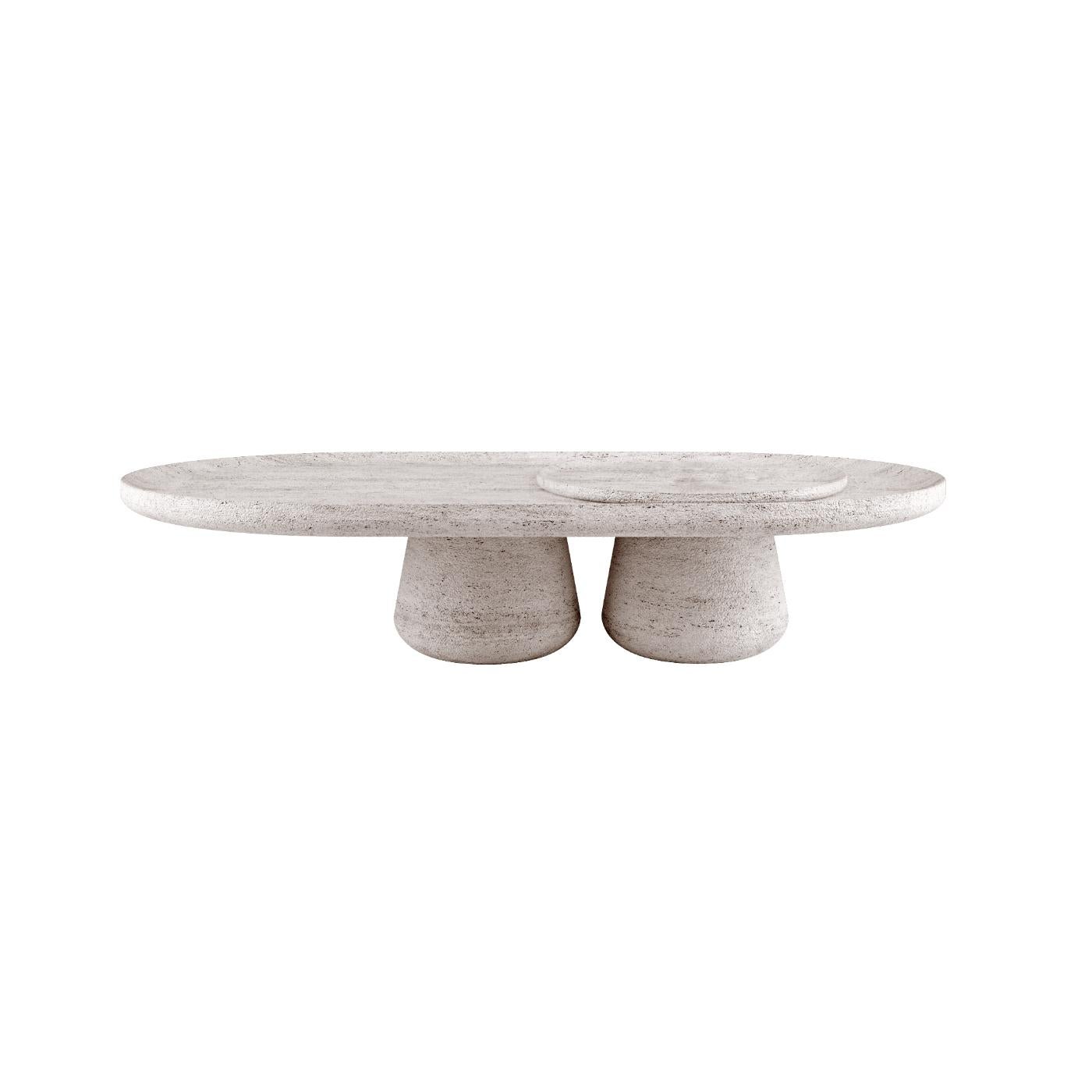 Large Alpi Gray Bold Coffee Table by Mohdern For Sale 4