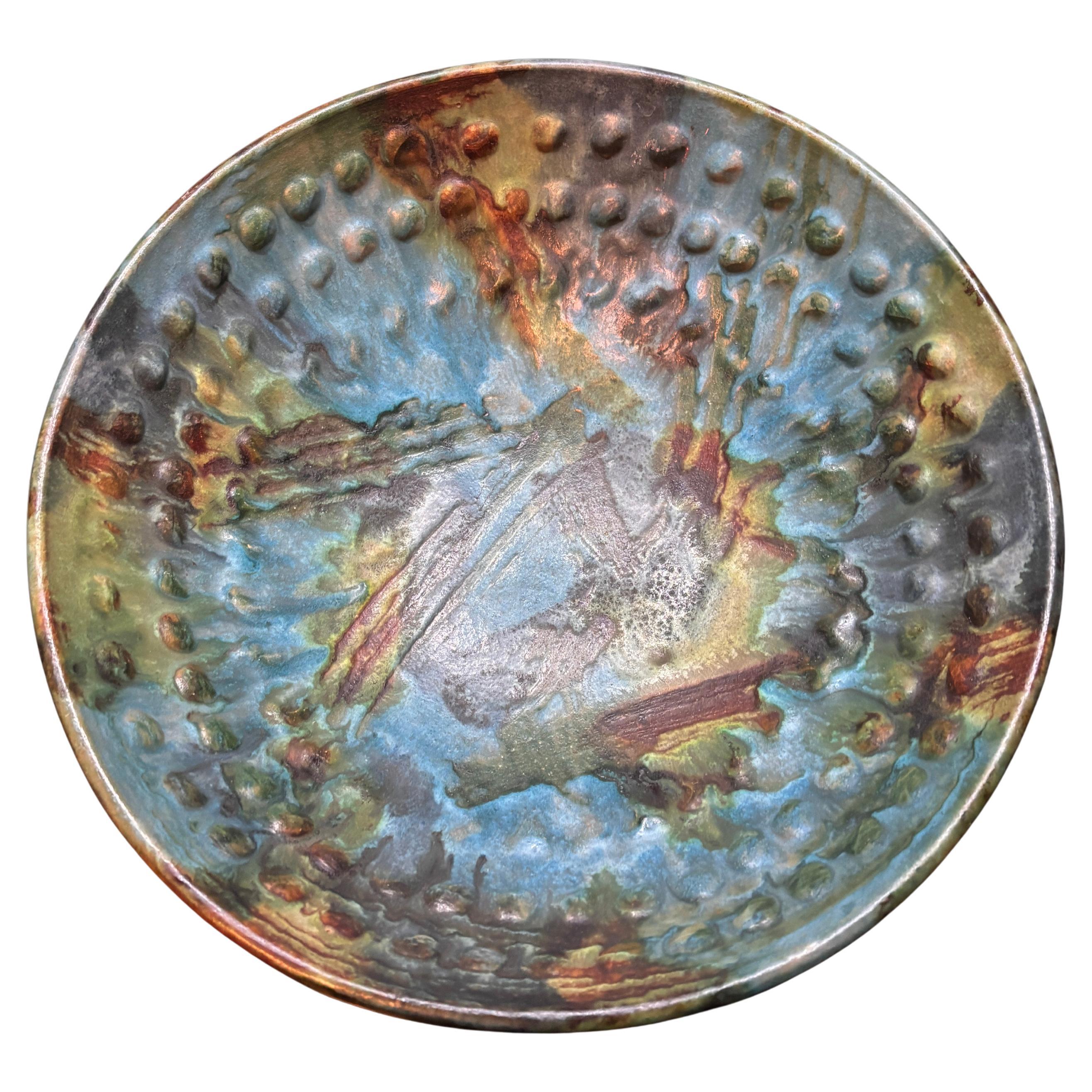 Grand bol italien Alvino Bagni "Sea Garden" pour Raymor en vente