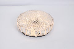 Large Amber Bubble Glass Ceiling light, Limburg, Germany