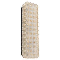 Large Amber Bubble Glass Sconce style Helena Tynell, Limburg, Germany