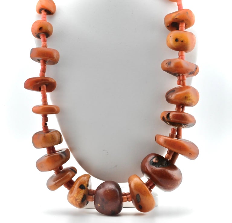 Big african beaded necklace best sale