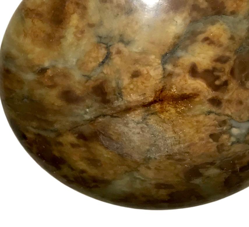 Italian Large Amber Colored Alabaster Fixture For Sale
