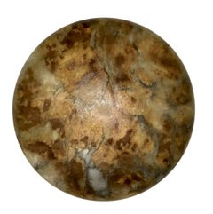 Large Amber Colored Alabaster Fixture
