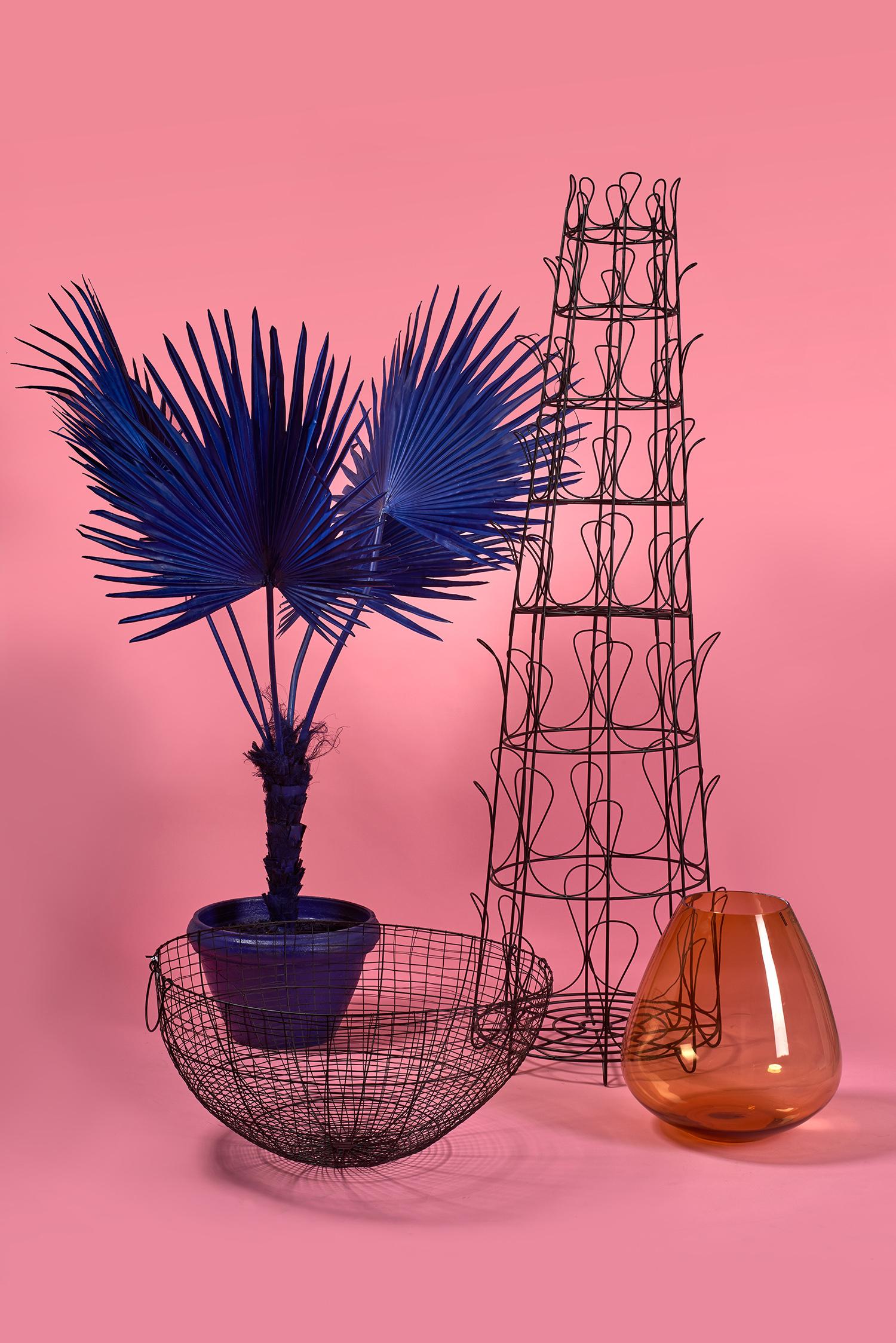 Grand vase en verre ambré Excellent état - En vente à Greenwich, CT