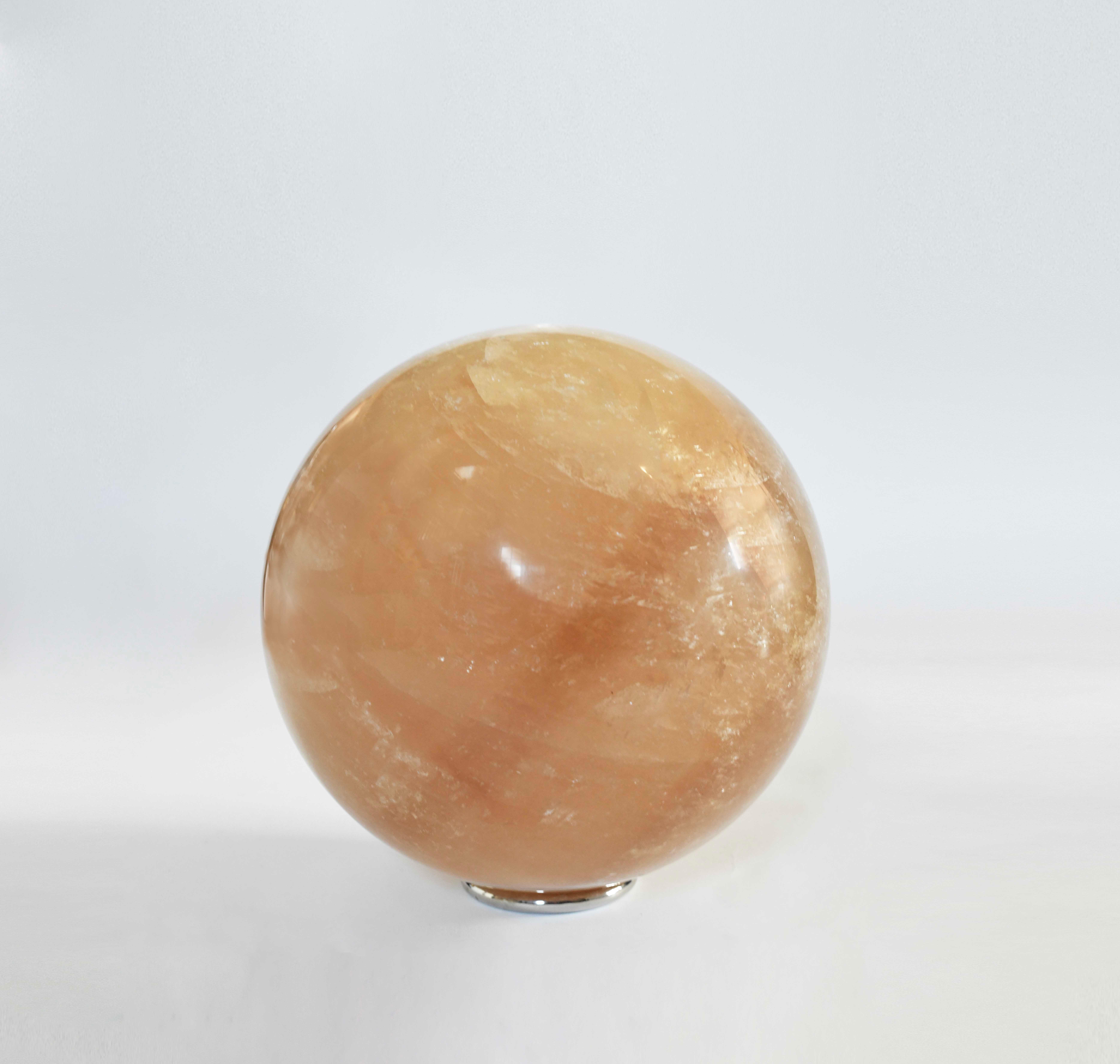 amber quartz crystal