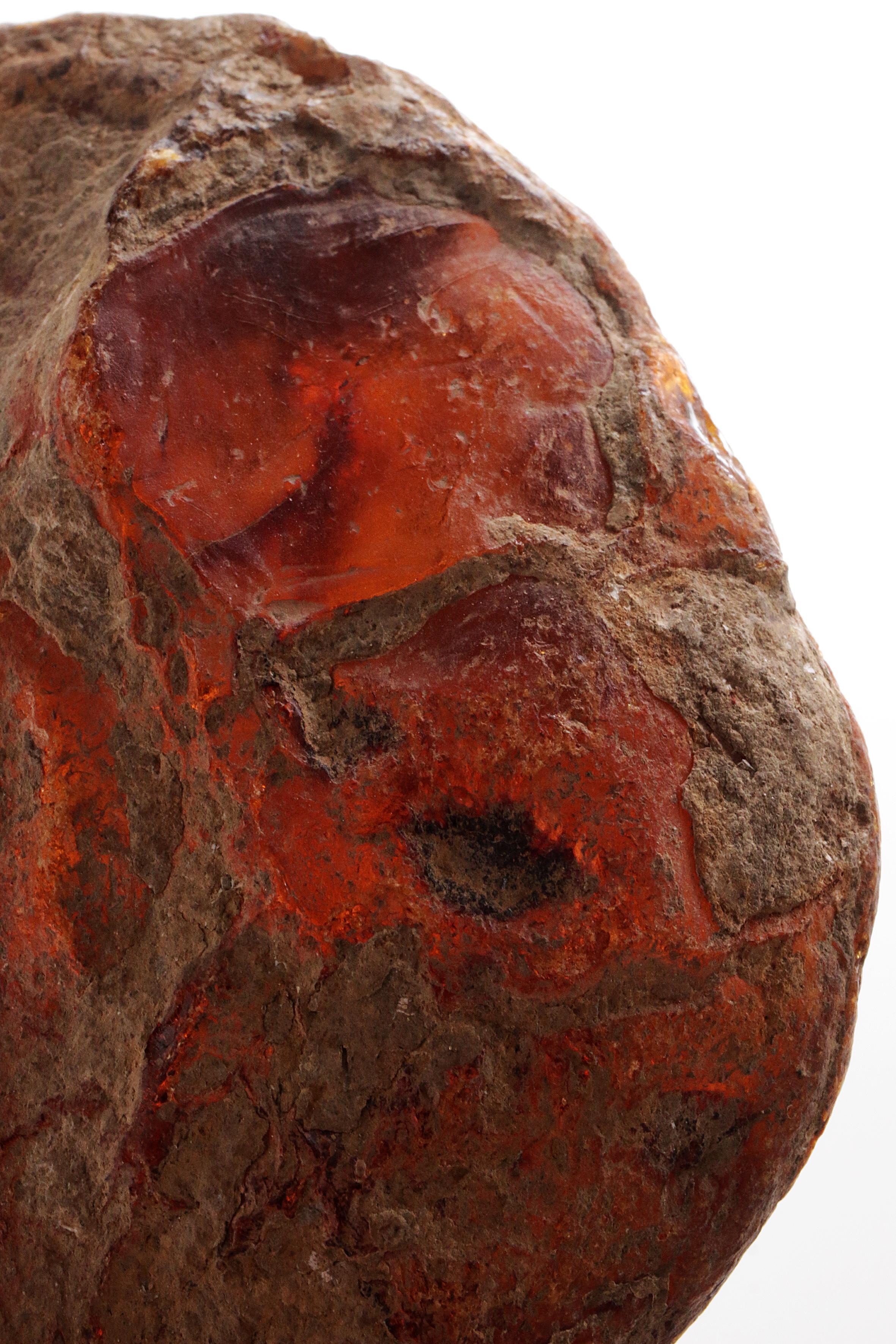 Mid-20th Century Large Amber Stone Beautiful Gemstone For Sale