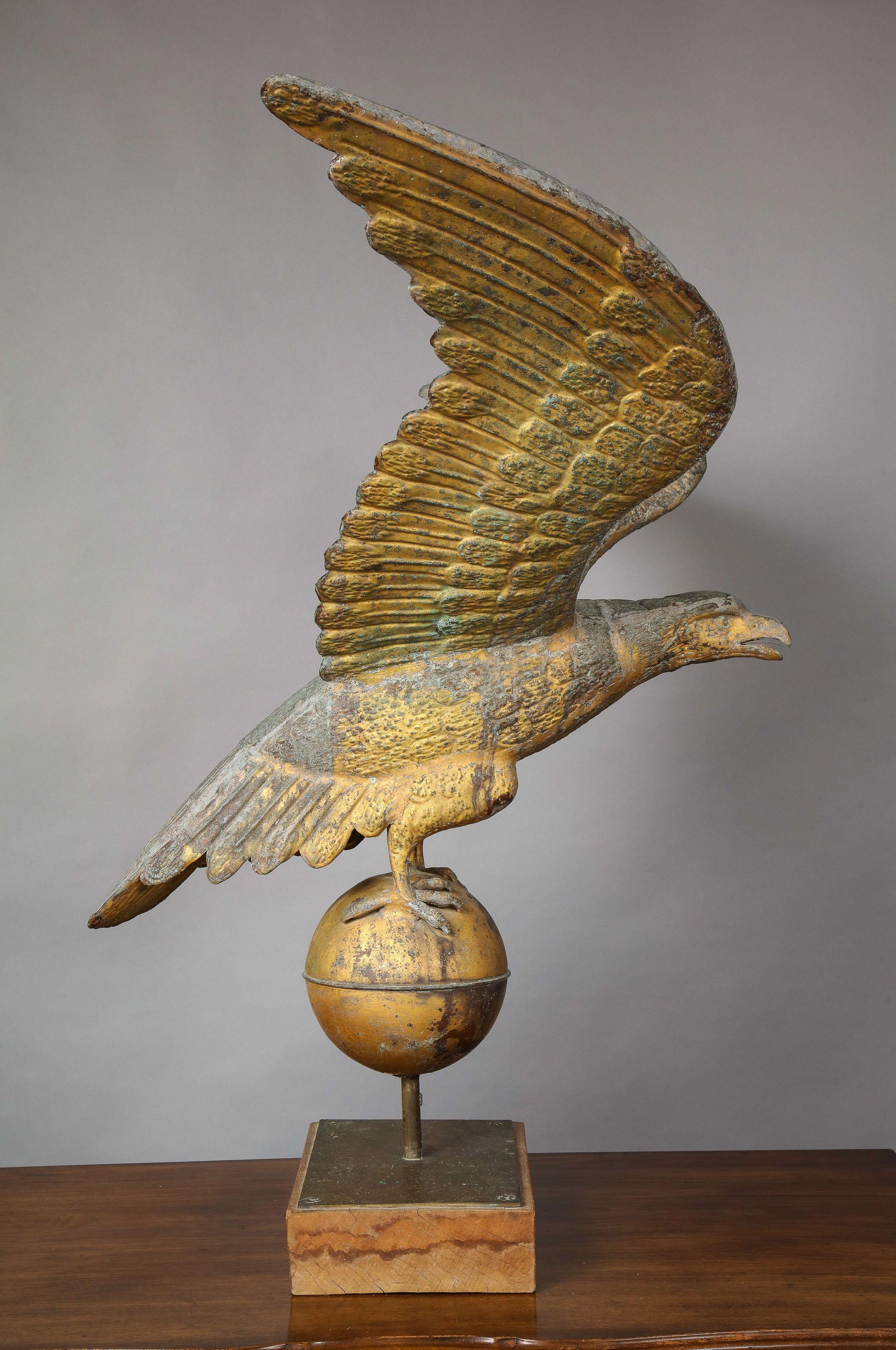 Folk Art Large American Eagle Weathervane