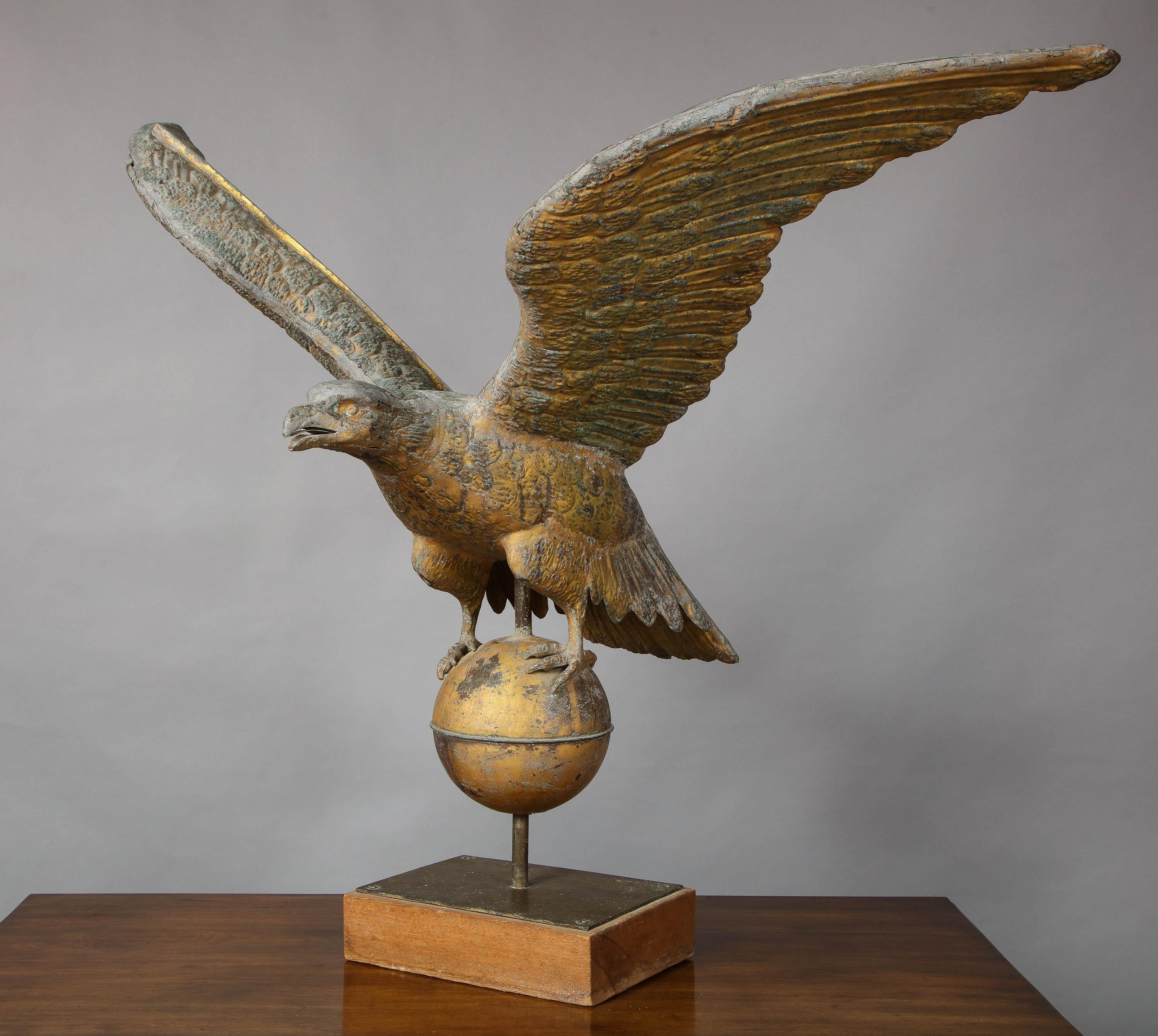 19th Century Large American Eagle Weathervane