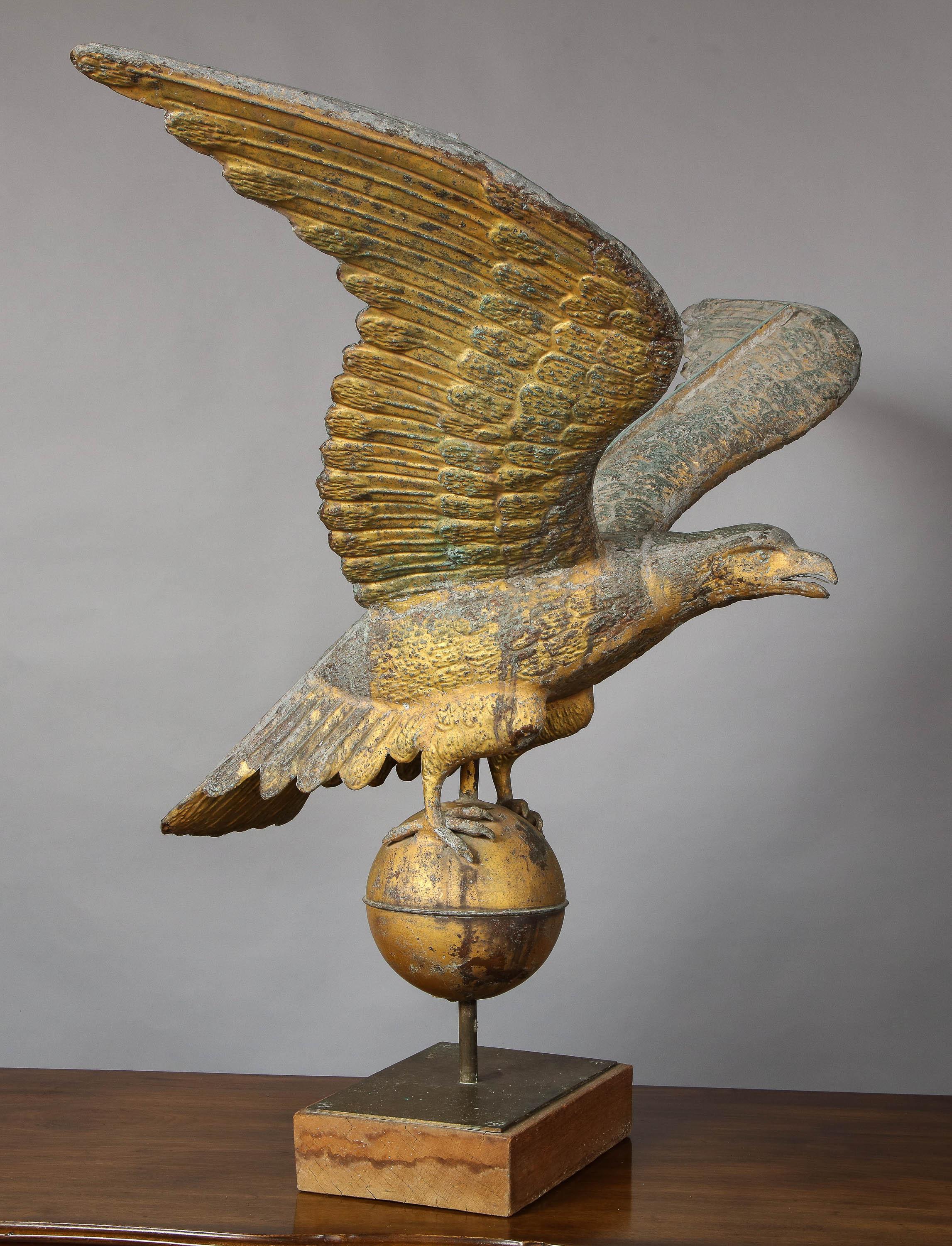 Copper Large American Eagle Weathervane