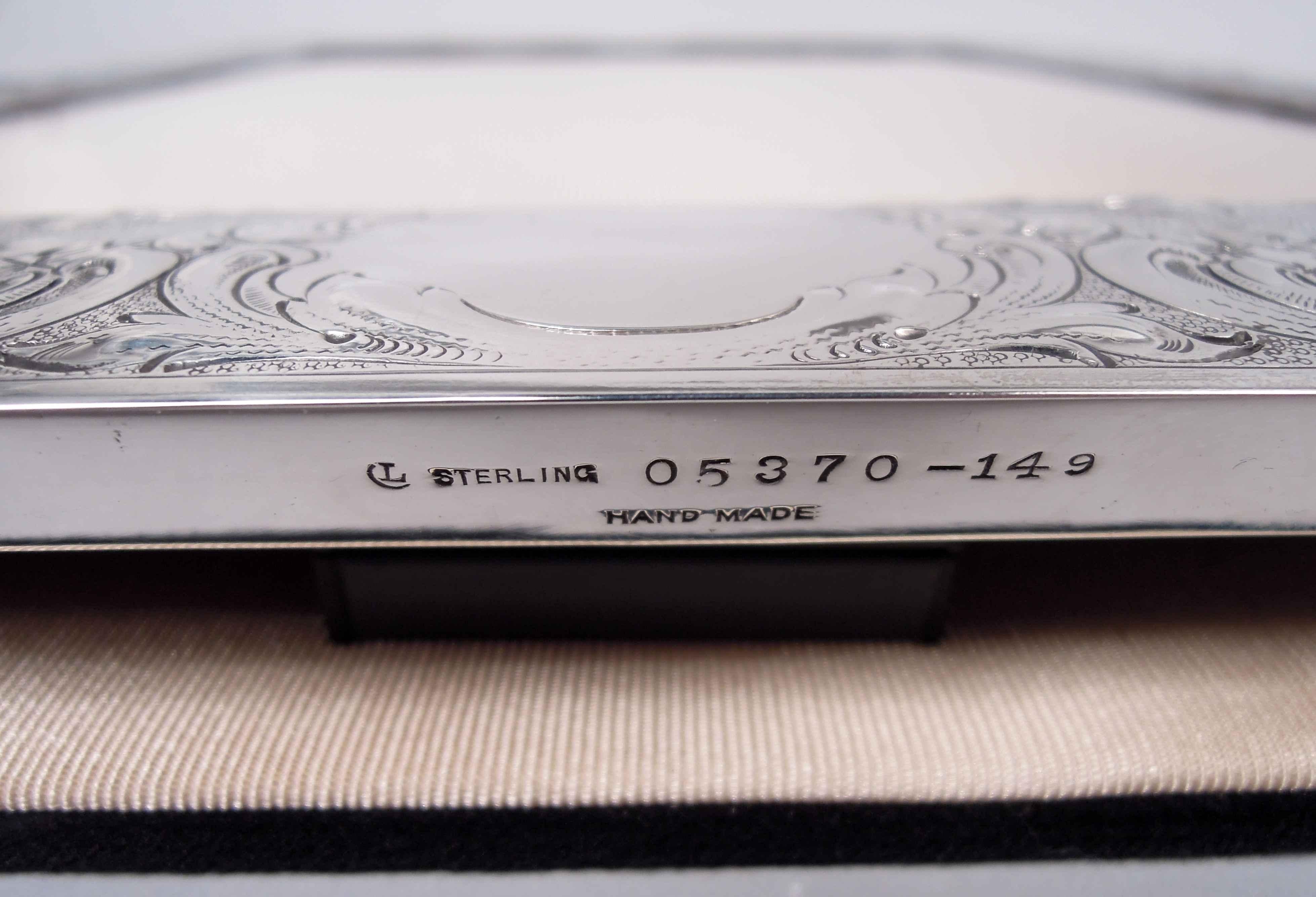 XX secolo Grande cornice americana edoardiana classica in argento sterling in vendita