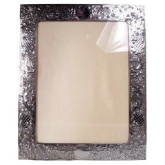 Grande cornice americana edoardiana classica in argento sterling
