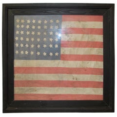 Large American Flag World War II Box