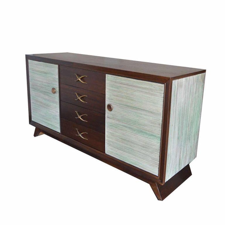 Large American Mid Century Commode by Paul Frankl, 1950s In Good Condition For Sale In Los Angeles, CA