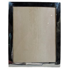 Large American Modern Sterling Silver Picture Frame