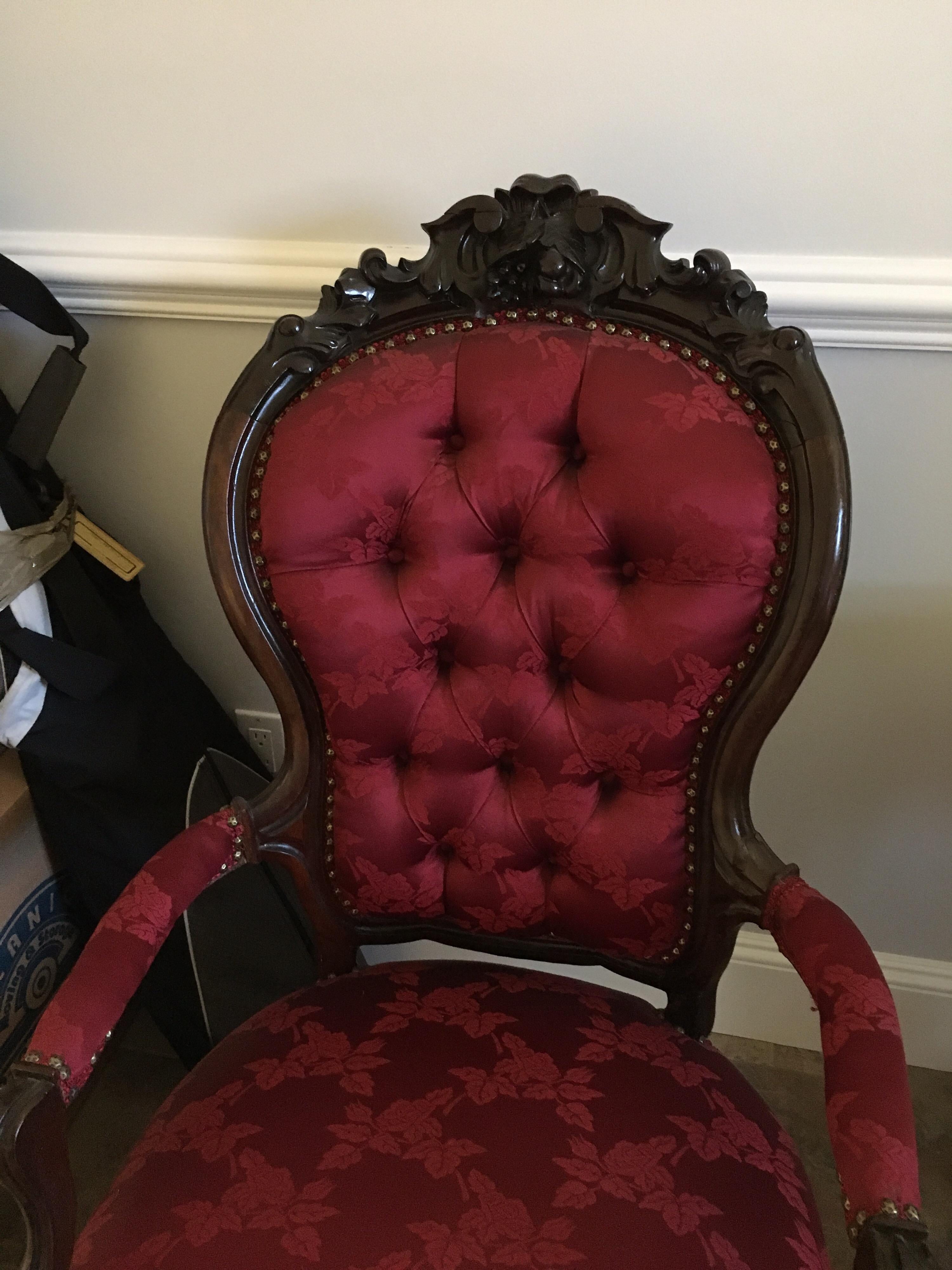 rococo revival chair