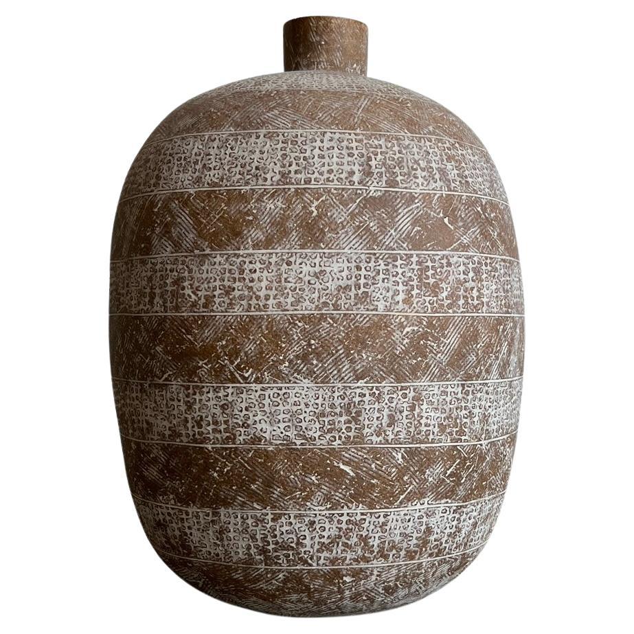 Large American Stoneware Vase, Claude Conover, "Maatz"