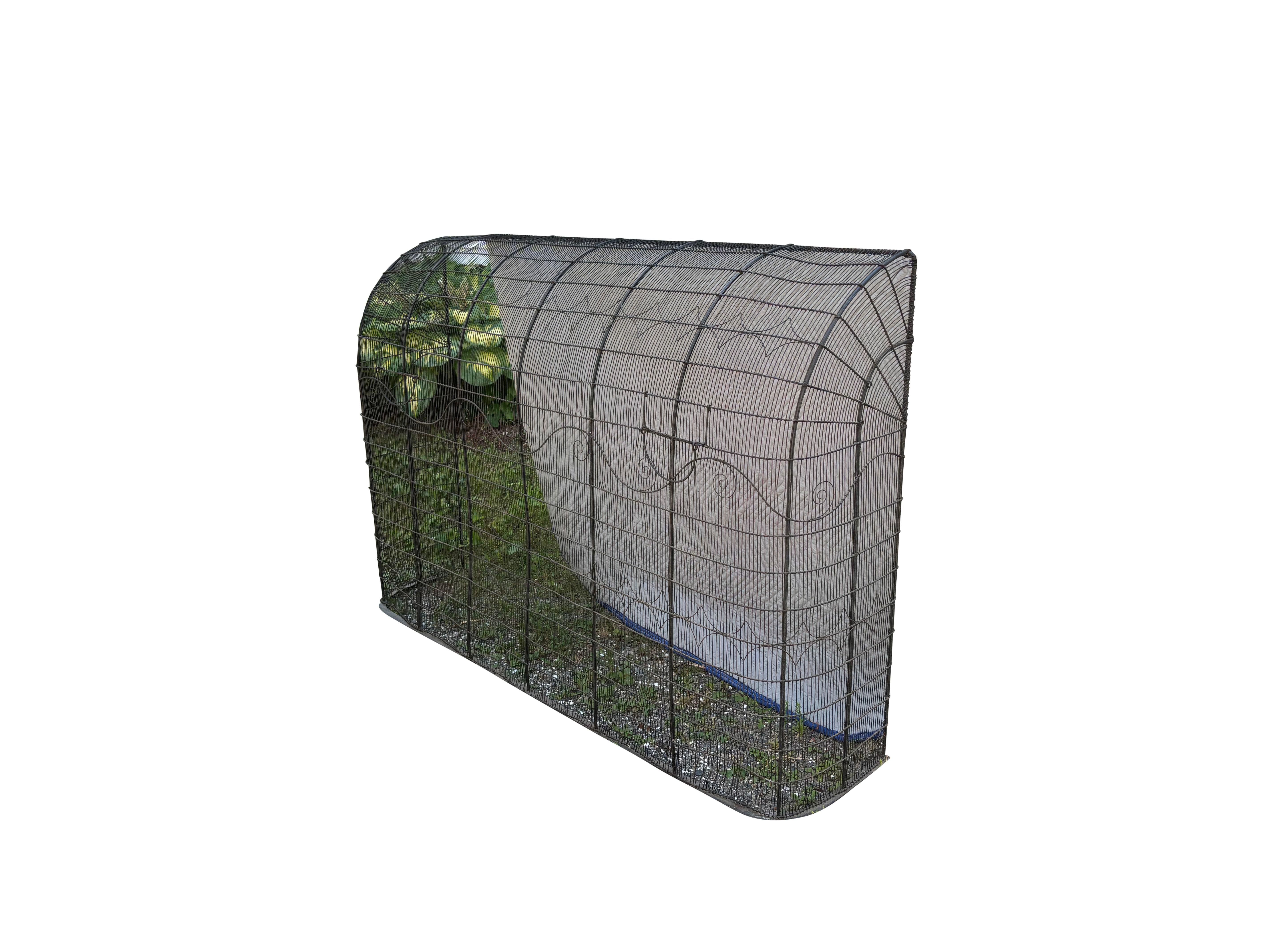Federal Large American Wire Fireplace Screen For Sale