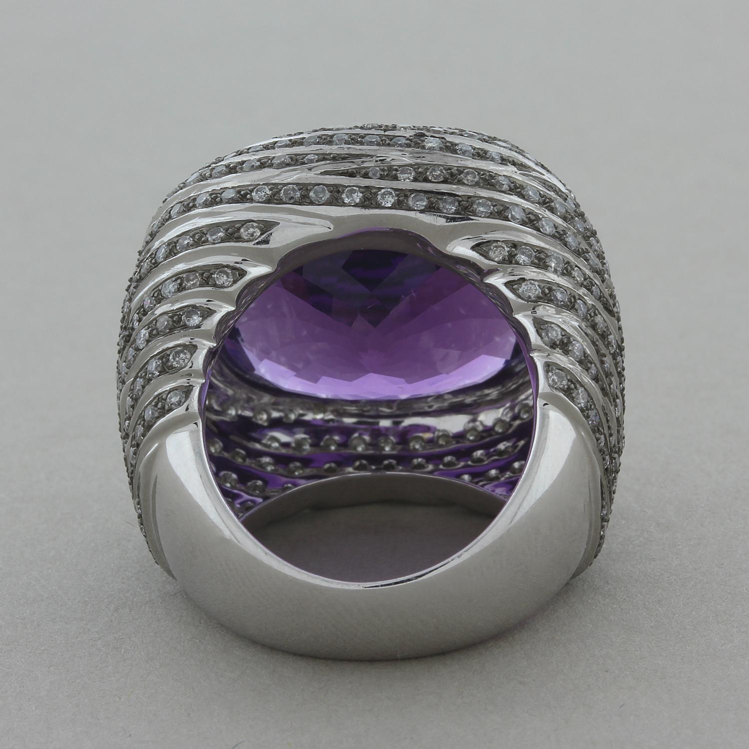 huge amethyst ring