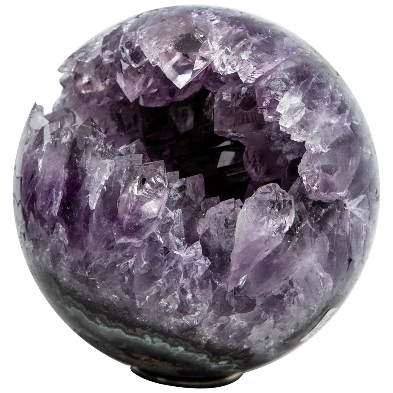 Large Amethyst Geode Sphere