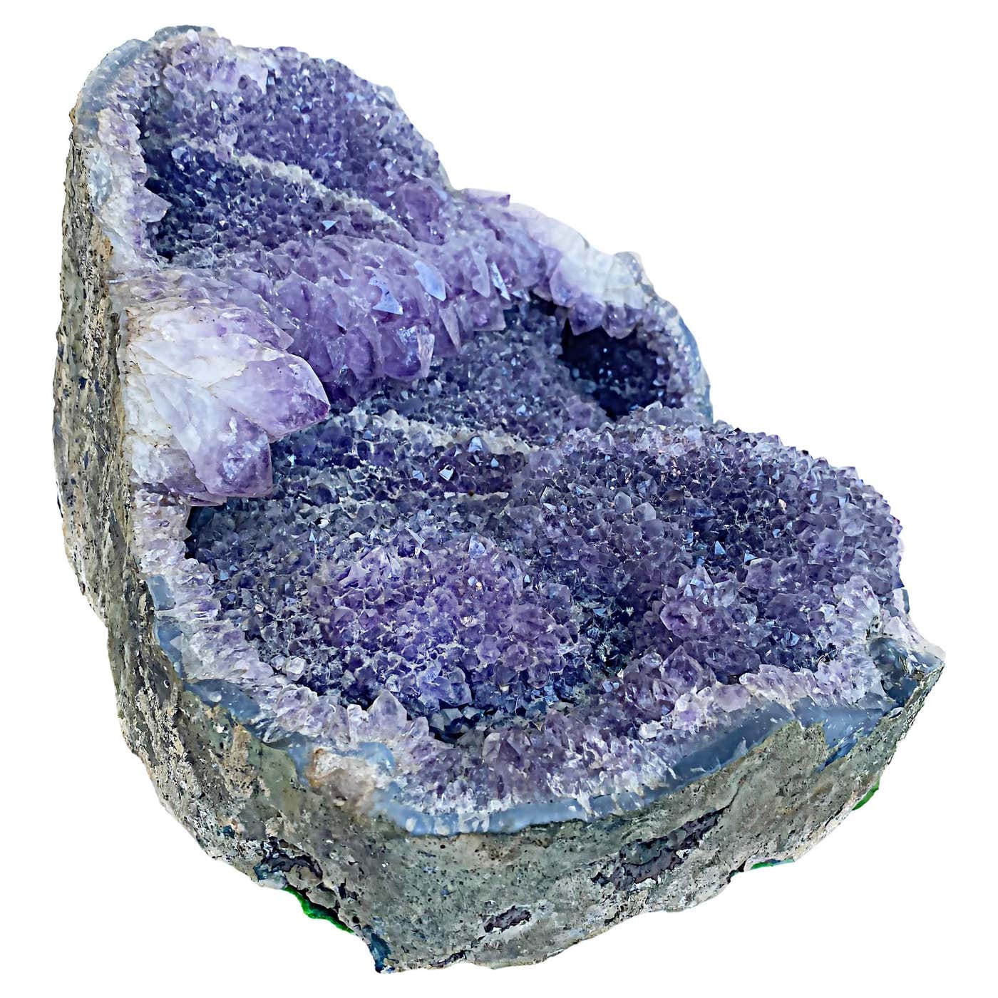 Large Amethyst Quartz Crystal Geode Mineral Specimen Cluster For Sale ...