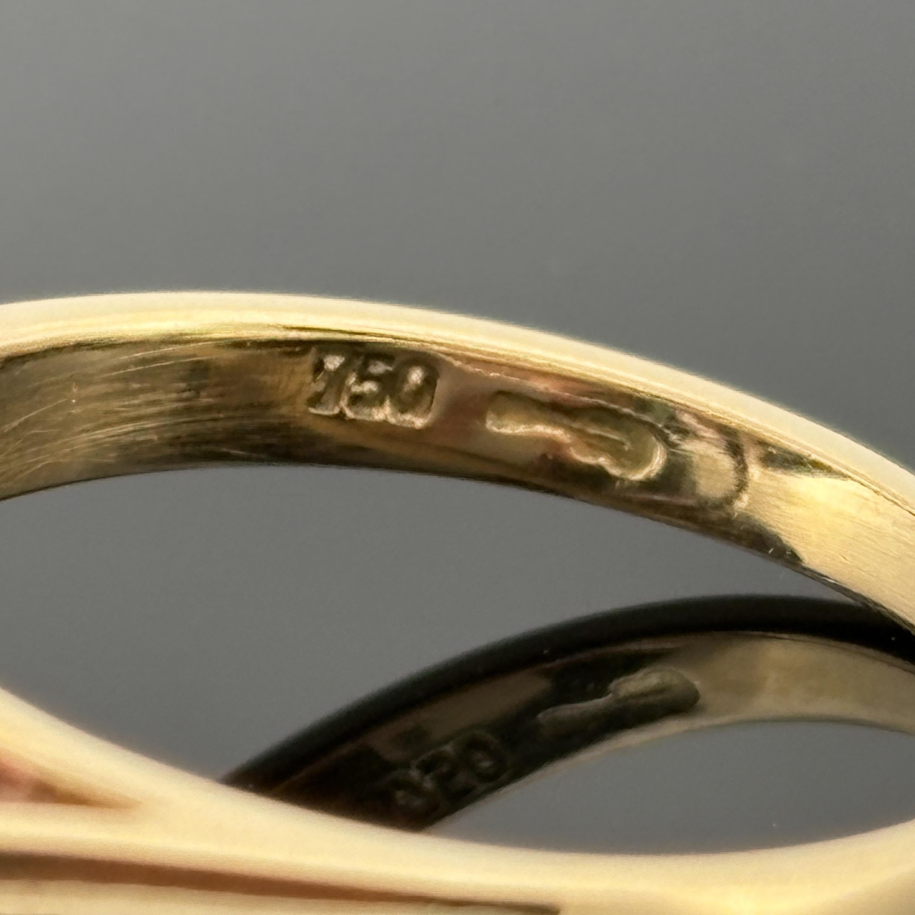 Bague de cocktail en or jaune 18k avec solitaire en améthyste en vente 4