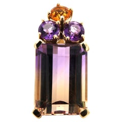 Large Ametrine Slide Pendant