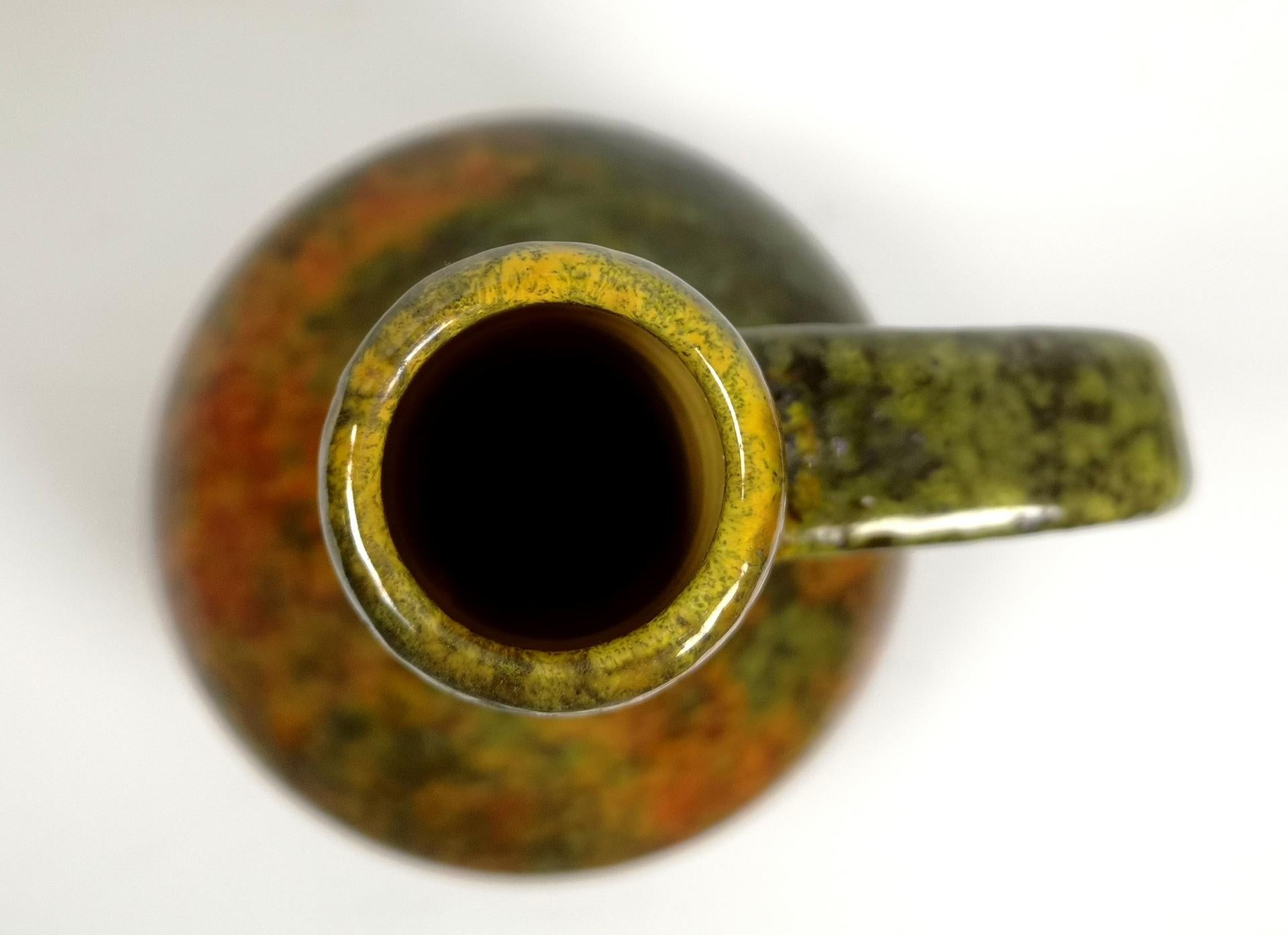 Große Keramikvase im Amphorenkrug-Stil aus der Mitte des Jahrhunderts, 1970er Jahre im Angebot 4