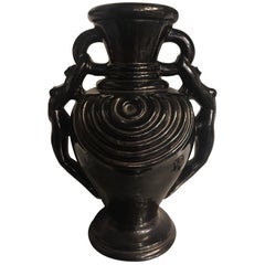 Grand vase amphore avec Naiads ou femmes, Antibes, France, Ray Camart, vers 1950