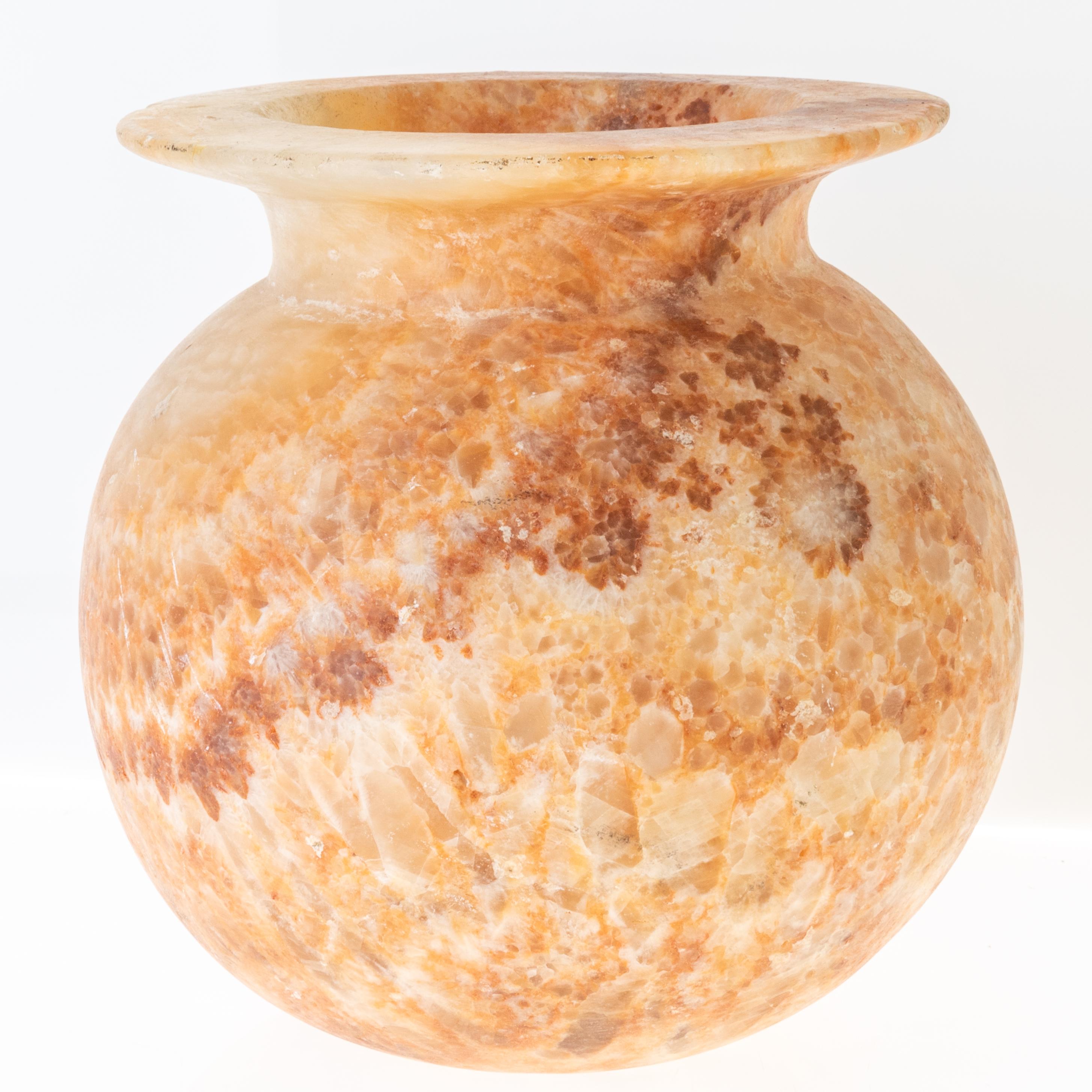 Large-sized rare Ancient Egyptian Carved Alabaster Jar 1st-3rd Dynasty (2965-2640 BC)

From an important private English collection

Free international shipping.