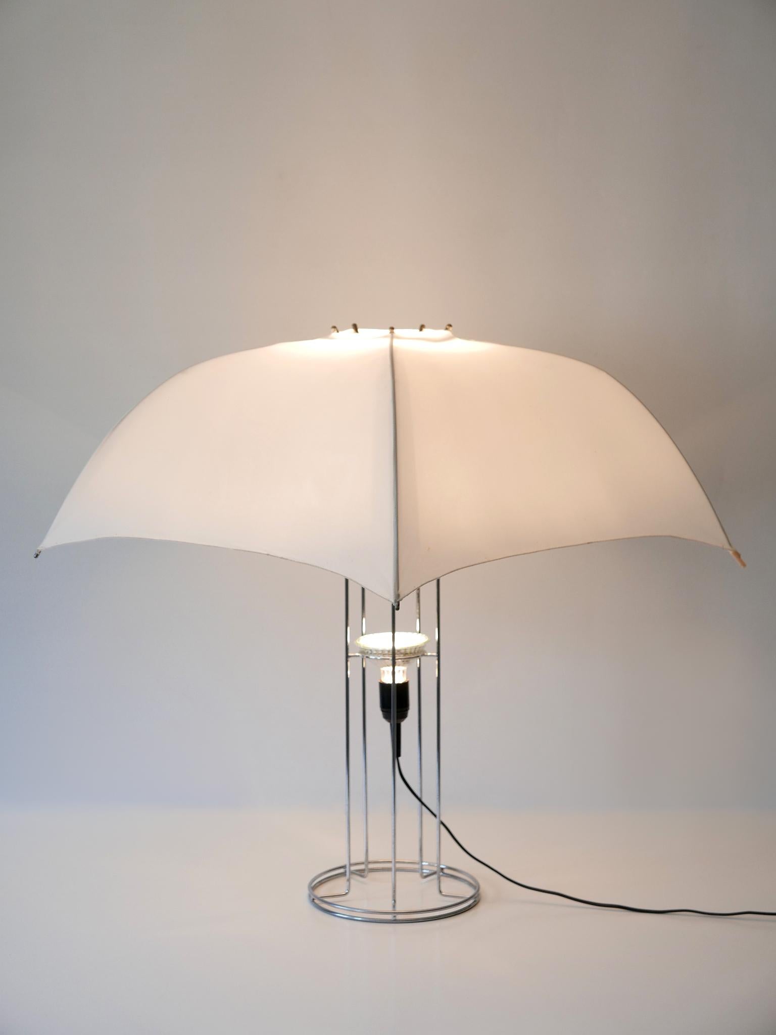 Large and Amazing 'Umbrella' Table Lamp by Gijs Bakker for Artimeta 1970s For Sale 4
