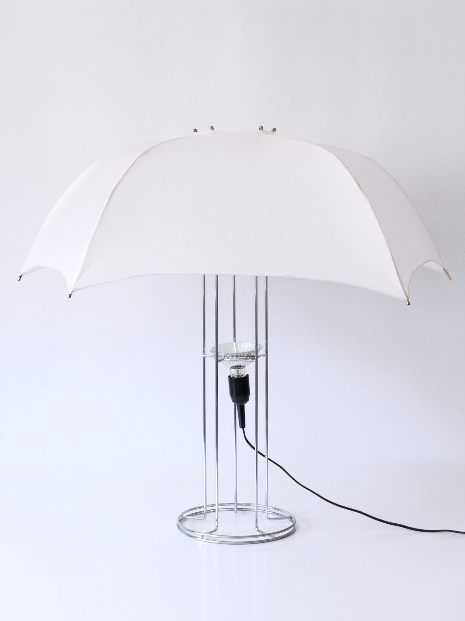 Mid-Century Modern Large and Amazing 'Umbrella' Table Lamp by Gijs Bakker for Artimeta 1970s For Sale