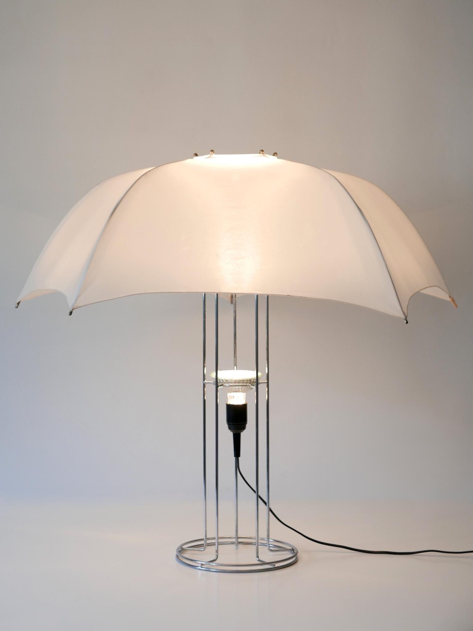 Dutch Large and Amazing 'Umbrella' Table Lamp by Gijs Bakker for Artimeta 1970s For Sale