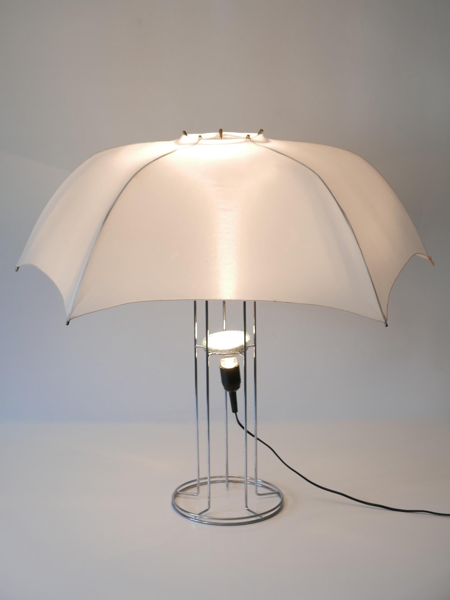 Large and Amazing 'Umbrella' Table Lamp by Gijs Bakker for Artimeta 1970s In Good Condition For Sale In Munich, DE