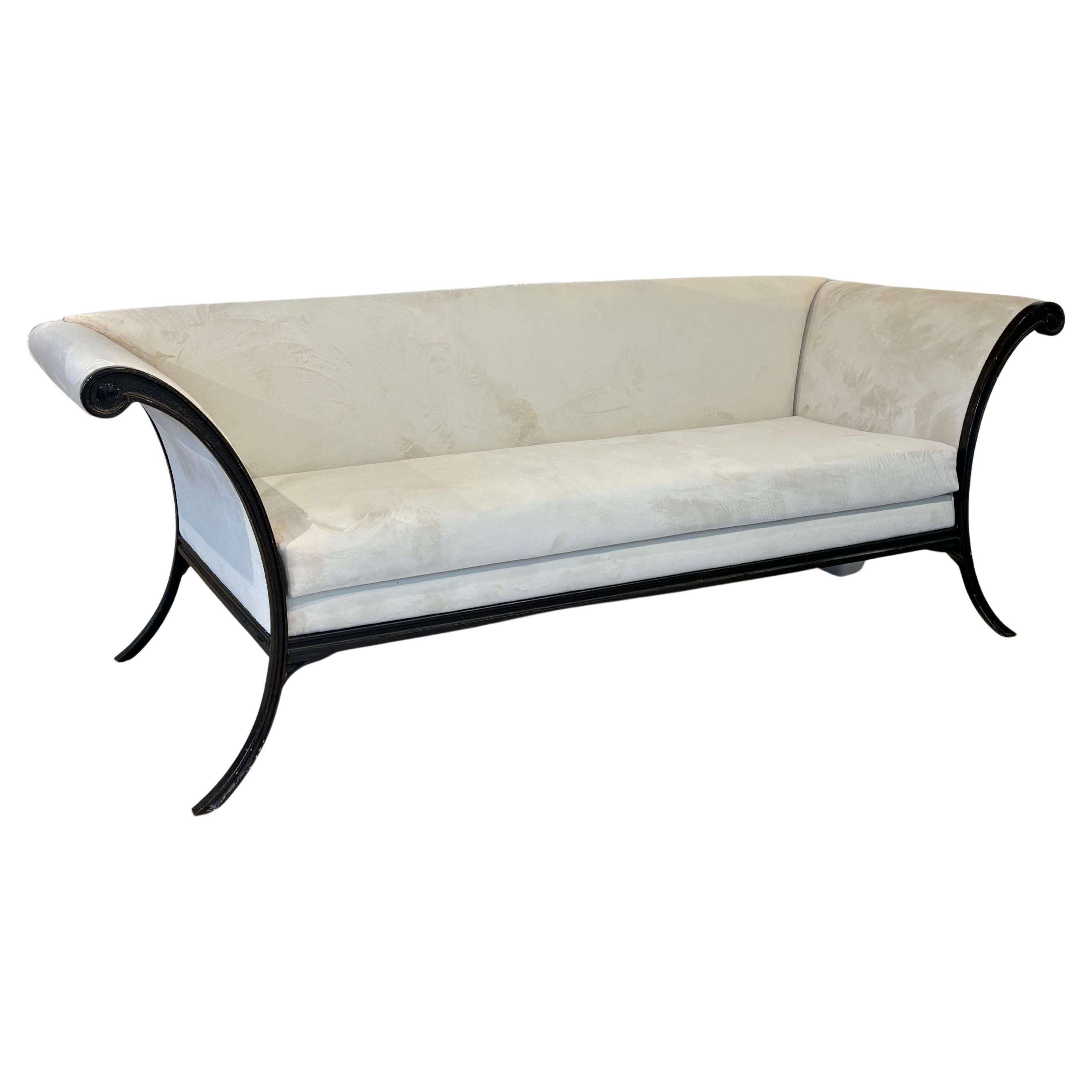 Large and beautiful sofa by Frédéric Mechiche circa 1980 en venta