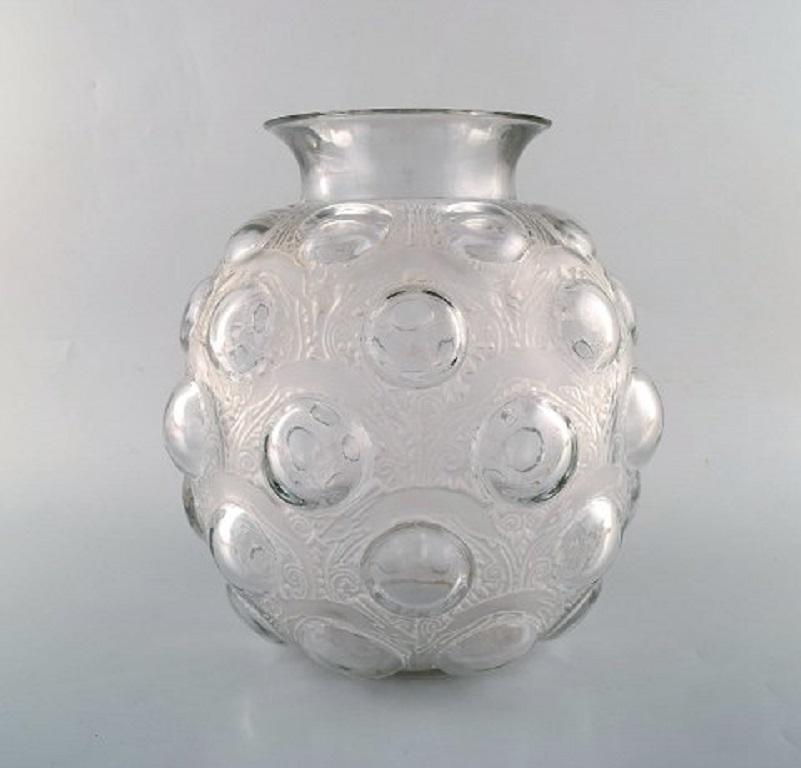 Grande e precoce René Lalique. Raro vaso 