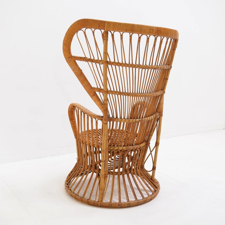 Large and Elegant Rohé Noordwolde Peacock Chair For Sale at 1stDibs