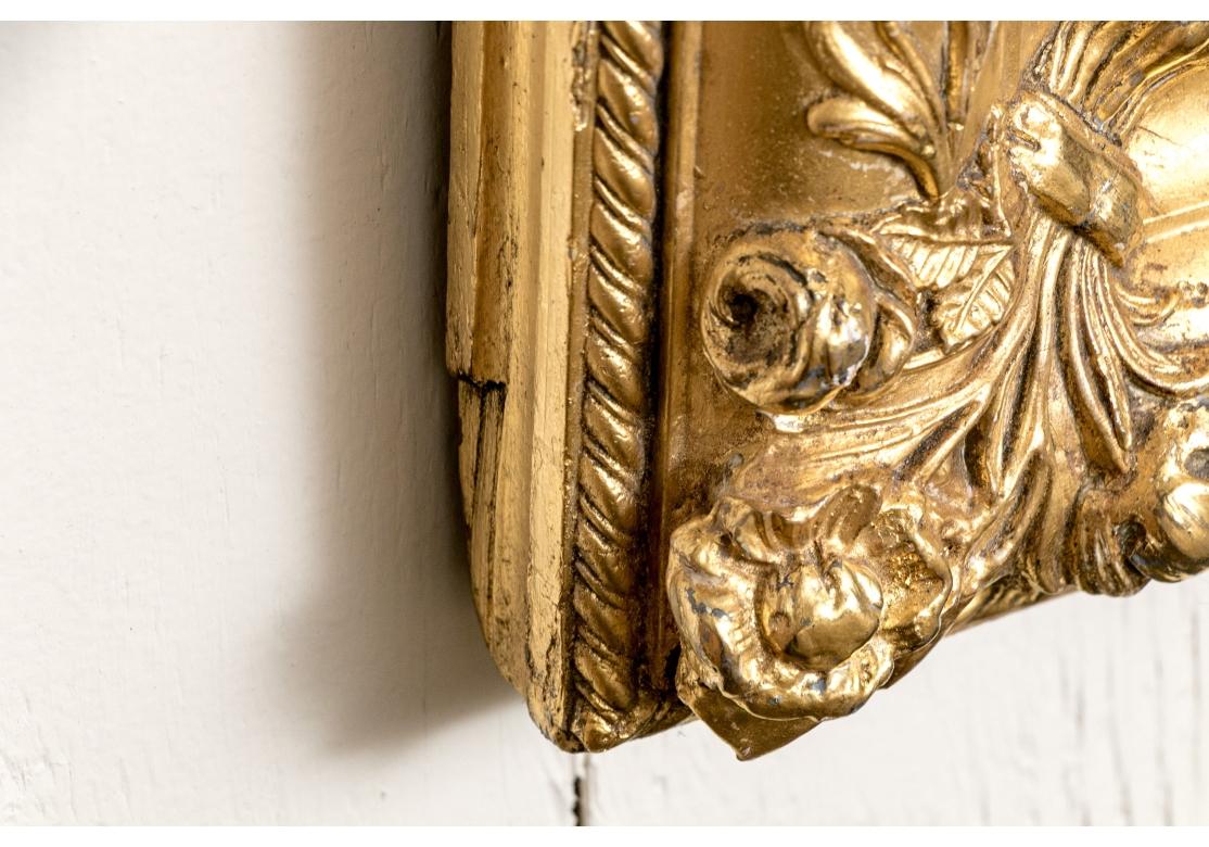 Grand et exceptionnel miroir mural ancien de style Louis Philippe en vente 10
