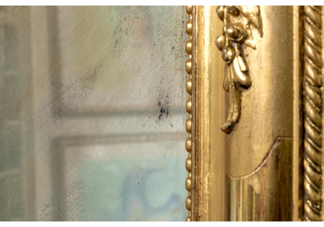 Grand et exceptionnel miroir mural ancien de style Louis Philippe en vente 3