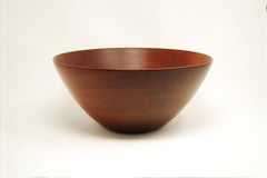 Large and Exquisit Cuban Mahogany Bowl by Frederik Lunning