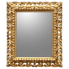 Large and Fine Italian Carved Gilt Mirror