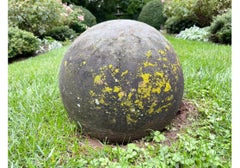 Large And Fine Stone Garden Sphere