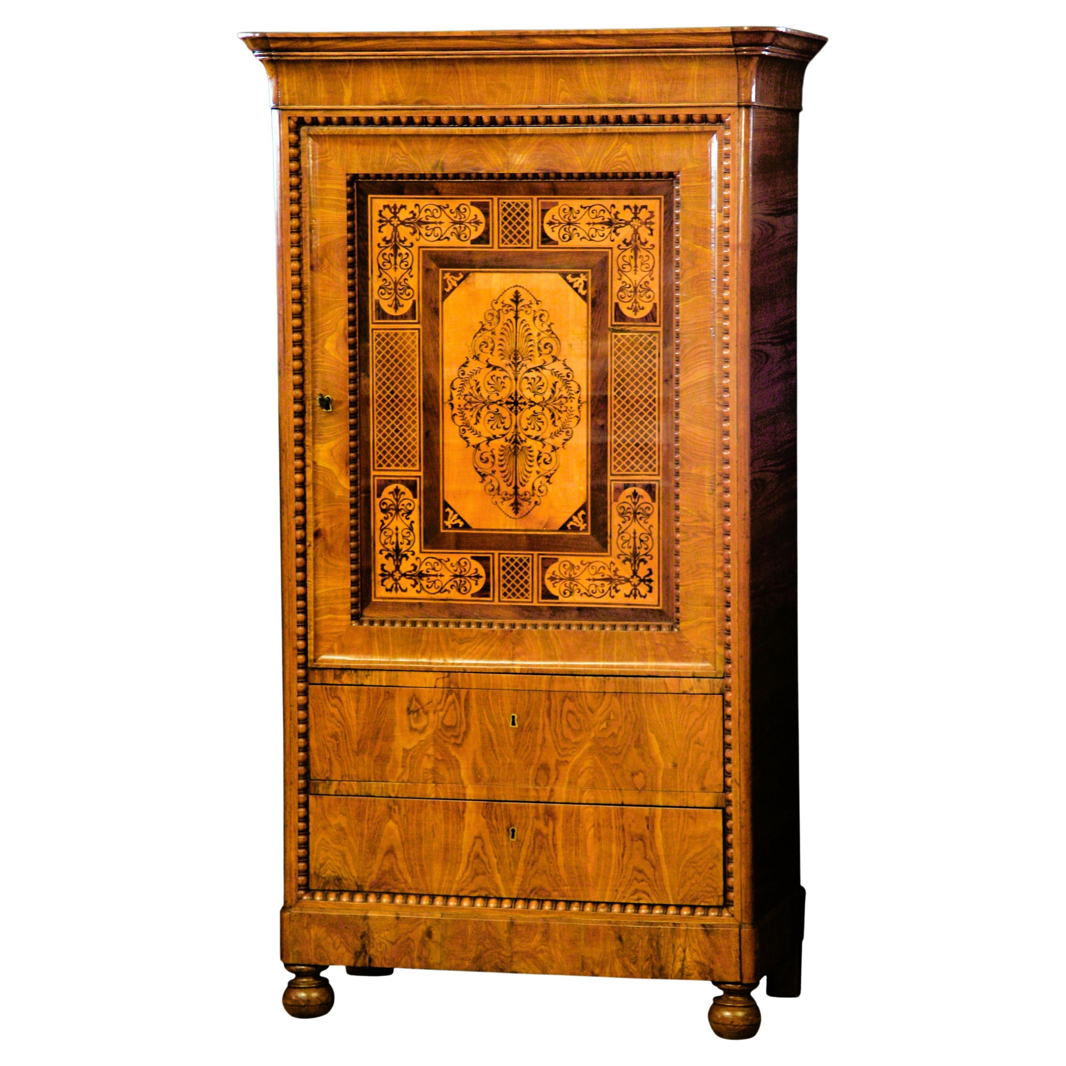 Large and Important French Secretaire of Excellent Cabinet Making For Sale