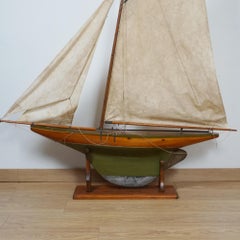 Large and Impressive 19th Century Pond Yacht