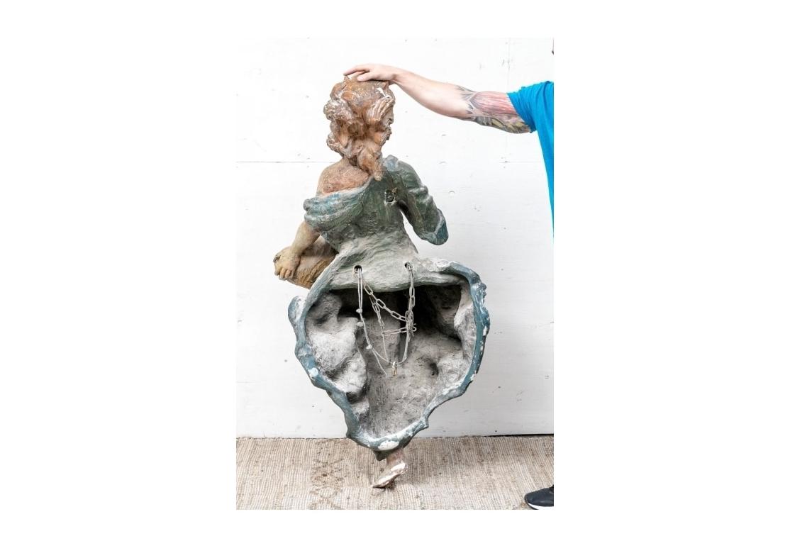 Grande et impressionnante fausse tête de mât en fibre de verre en vente 5