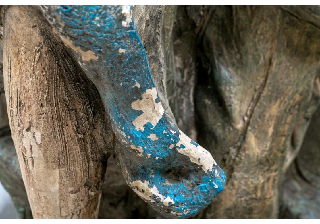 Métal Grande et impressionnante fausse tête de mât en fibre de verre en vente