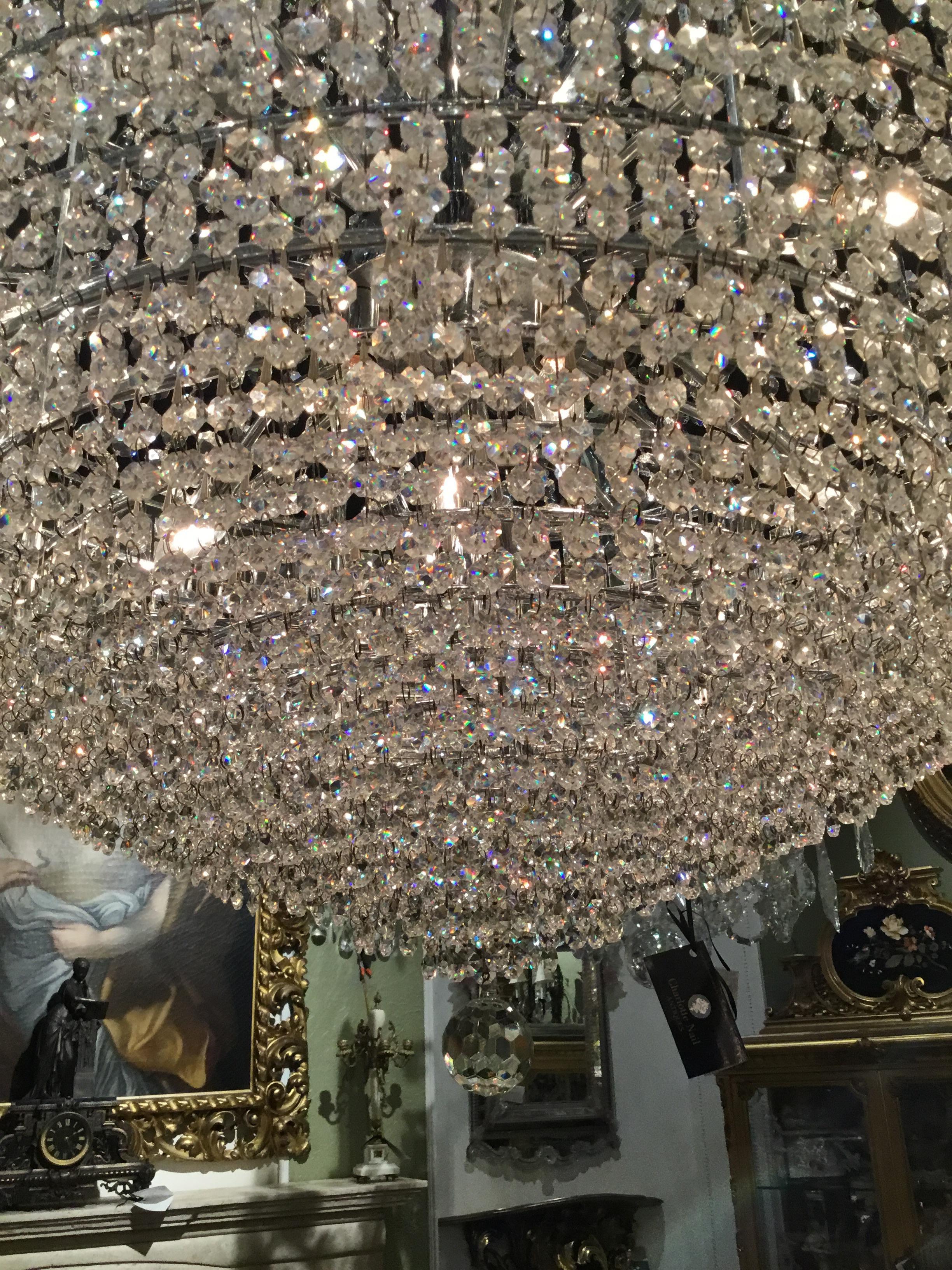 Large and Impressive crystal French Empire Chandelier 2