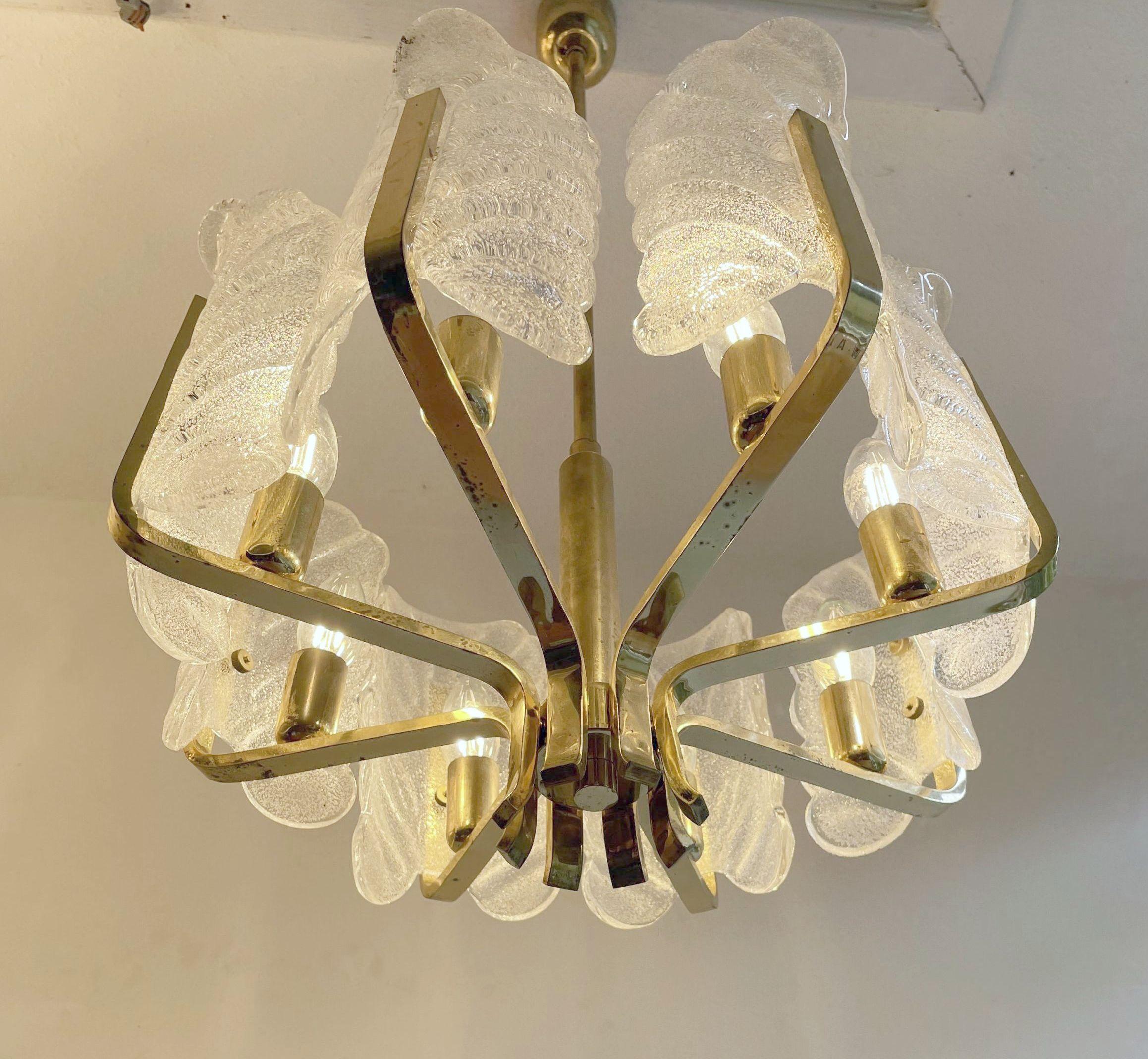 Grande e imponente lampadario JSB In condizioni buone in vendita a DOORWERTH, NL