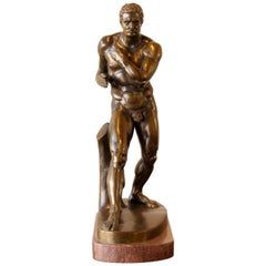 Antique Large and Impressive Mid-19th Century Italian School Bronze Sculpture