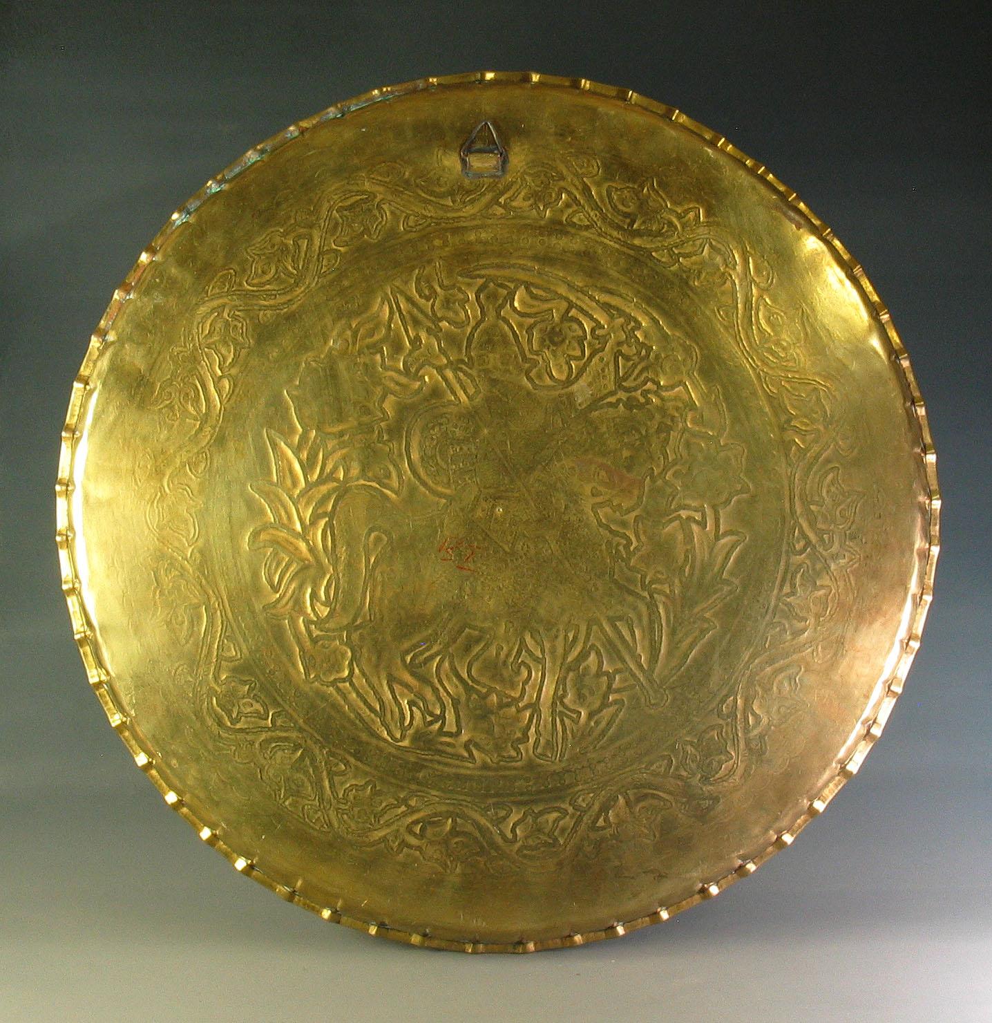 persian copper tray