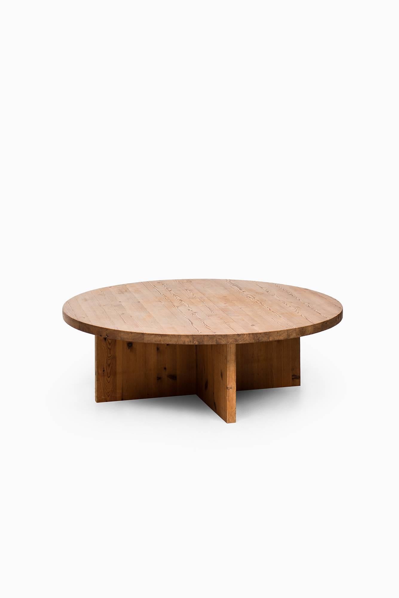 Large and Low Coffee Table in Pine Probably Produced in Sweden 2